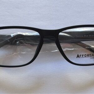 Affordable Carmine Blue 55/17/140 Eyeglass Frame